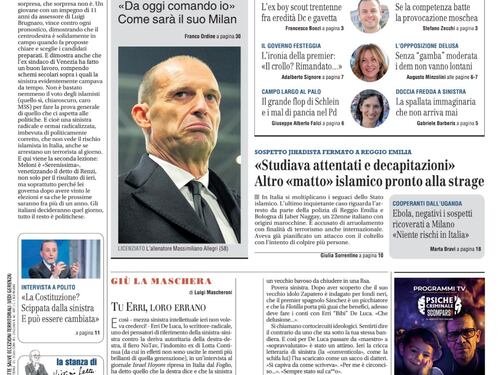 Meloni sta Serenissima, arrestato un altro "matto" islamico, rivoluzione al Milan