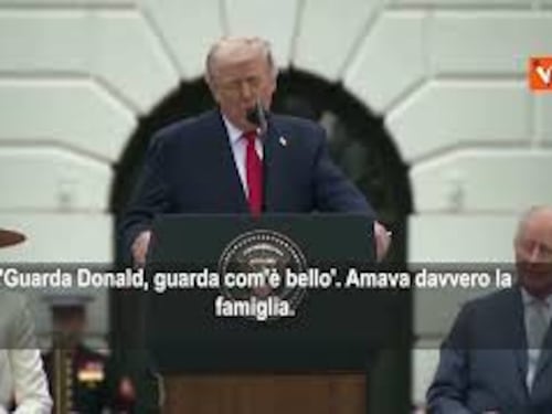 Trump: Mia madre aveva una cotta per Re Carlo