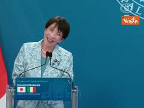 Takaichi cita Meloni quando disse "Ganbaru" a Tokyo: Ricambio dicendo (in italiano) "Buon lavoro"
