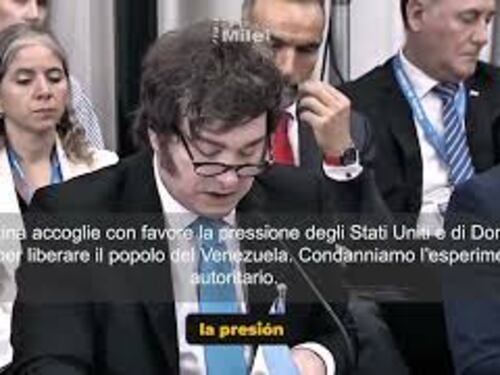 Milei su cattura Maduro: La libertà avanza. Dittatura atroce