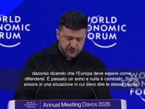 Zelensky a Davos cita il "Giorno della Marmotta": In un anno nulla è cambiato