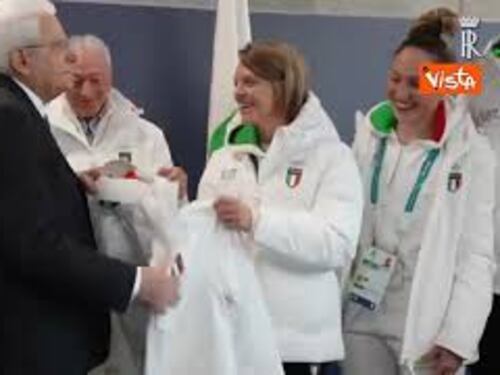 Milano Cortina 2026, il Presidente Mattarella visita il villaggio olimpico