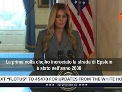 Melania Trump: Non sono una vittima di Epstein e lui non mi ha presentato a Donald Trump