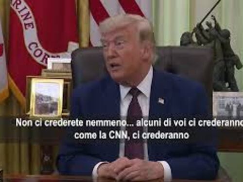 Trump: La Cnn è un'organizzazione corrotta con giornalisti corrotti
