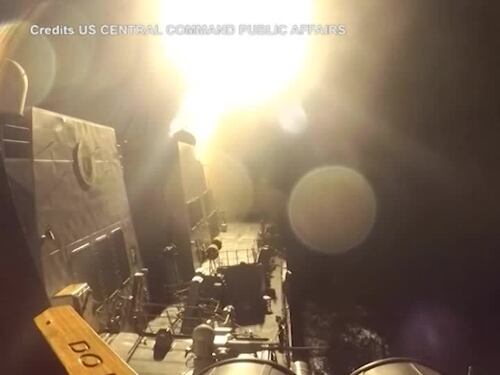 Il video del lancio dei missili Usa dalla USS Michael Murphy