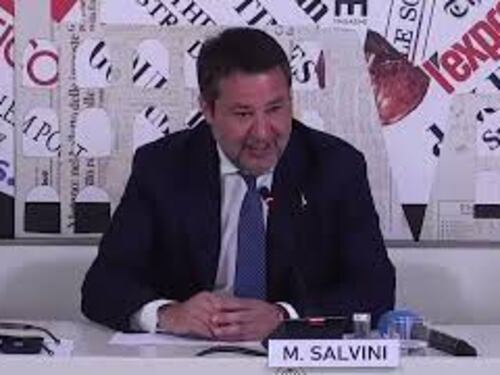 Salvini a stampa estera: Deroga a Patto stabilità Ue è il minimo di buonsenso