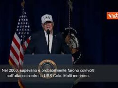 Trump: "Avviato attacco preventivo all'Iran in difesa degli americani"