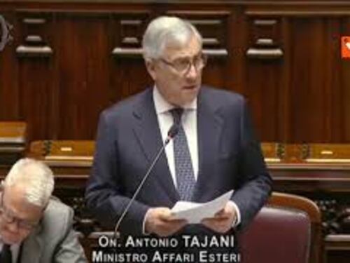 Board of Peace, Tajani: "Non partecipare sarebbe contrario allo spirito dell'art. 11 Costituzione"