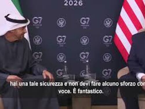 Presidente Emirati Arabi parla a bassa voce, Trump: Quando sei così ricco puoi parlare piano