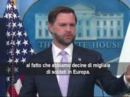 JD Vance ai media europei: Criticate sempre gli Usa? Guardatevi allo specchio