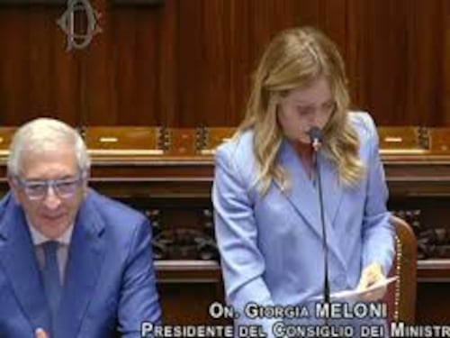 Meloni: Solidarietà all'opposizione per perdita di Orban, vostra principale fonte di argomentazione