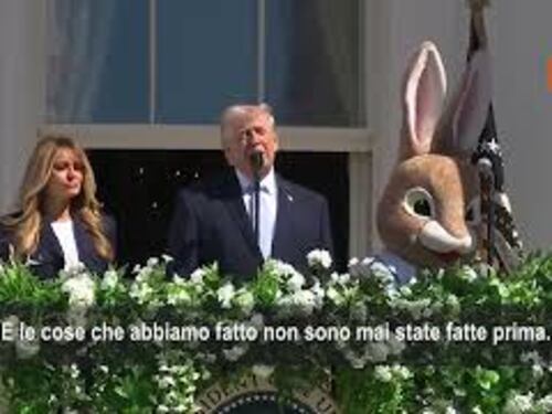 Trump e Melania partecipano all'Easter Egg Roll a Casa Bianca: Usa non sono mai andati meglio