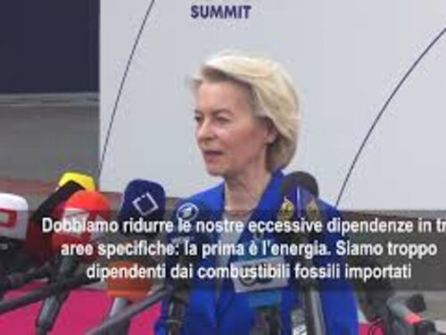 Von Der Leyen: Europa deve essere più indipendente su energia, puntiamo su rinnovabili e nucleare