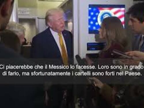 Trump: Dovremo fare qualcosa con il Messico. Cartelli della droga controllano il Paese