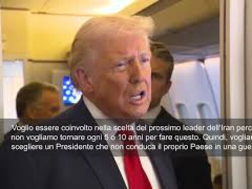 Trump: Senza mia approvazione, qualsiasi leader in Iran durerà poco