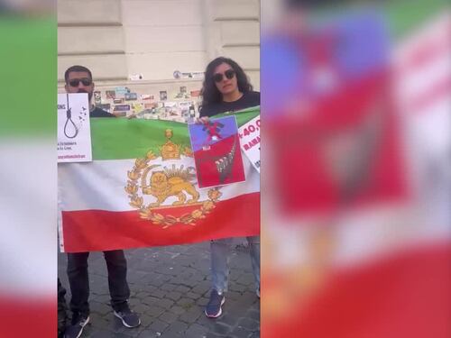 Roma, iraniani cacciati dal corteo della sinistra, costretti a rifugiarsi nel ghetto ebraico