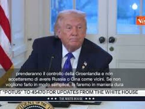 Trump: Faremo qualcosa per la Groenlandia, con le buone o con le cattive