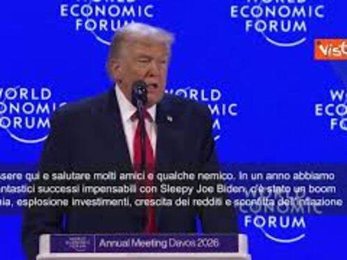Trump a Davos: Saluto molti amici e qualche nemico, in 12 mesi successi fantastici