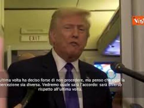 Trump: Colloqui molto positivi su Russia-Ucraina e Iran, qualcosa potrebbe accadere