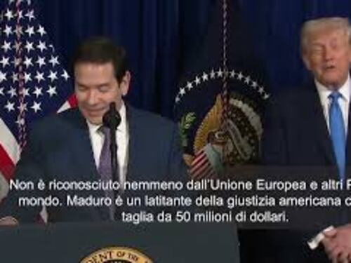 Rubio: Maduro non è Presidente legittimo del Venezuela. Un latitante
