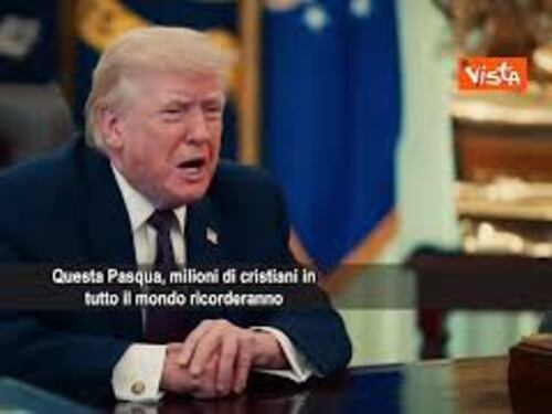 Il messaggio di Trump per la Pasqua: Il male e la malvagità non prevarranno