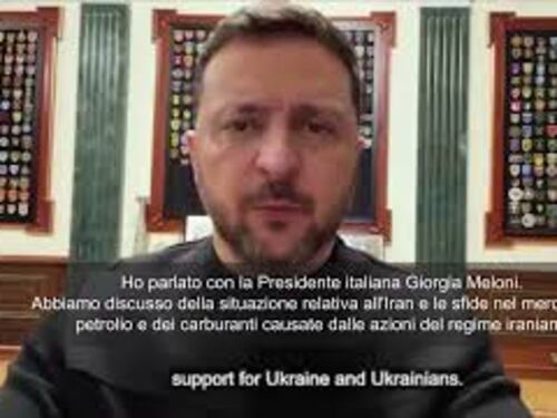 Zelensky: Ho parlato con Giorgia Meloni, necessario coordinamento più stretto in Europa