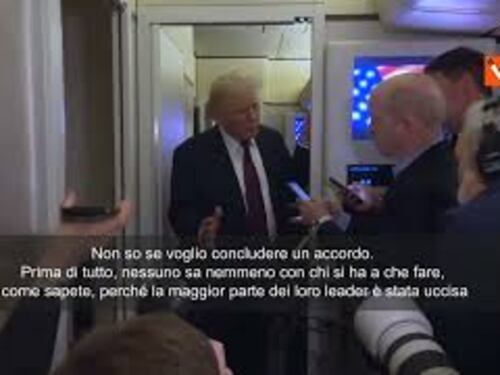 Crisi Iran, Trump: Non so se vogliamo fare un accordo, non sappiamo nemmeno con chi parlare