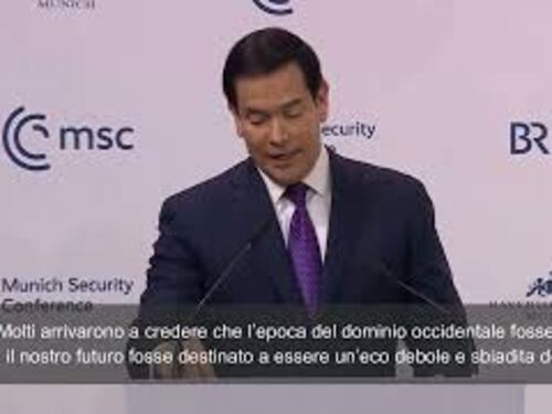 Rubio: "Non vogliamo alleati deboli perché indebolirebbero anche noi"