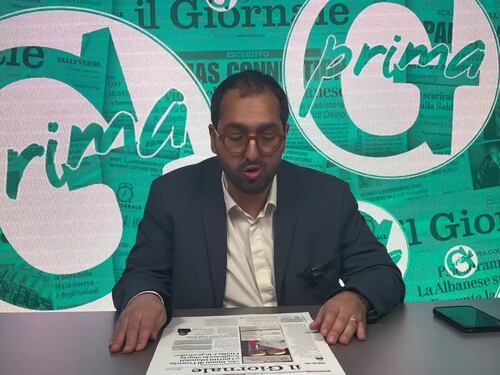 La prima pagina del Giornale: Intervista al leader musulmano Chalghoumi, svolta a Garlasco, nuova lite tra Trump e Papa Leone