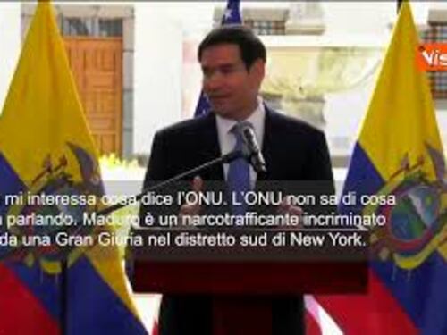 Rubio: Non mi importa cosa dice l'ONU. Maduro un latitante della giustizia USA