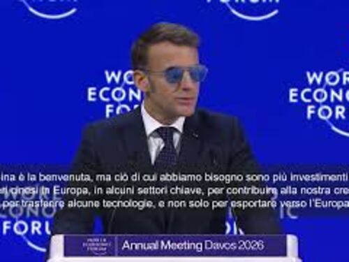 Macron a Davos: Abbiamo bisogno di più investimenti cinesi in Europa in settori chiave