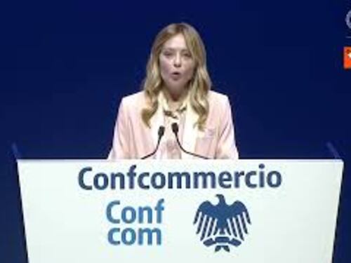 Meloni ad Assemblea Confcommercio: Piattaforme online non sostituiscono i negozi