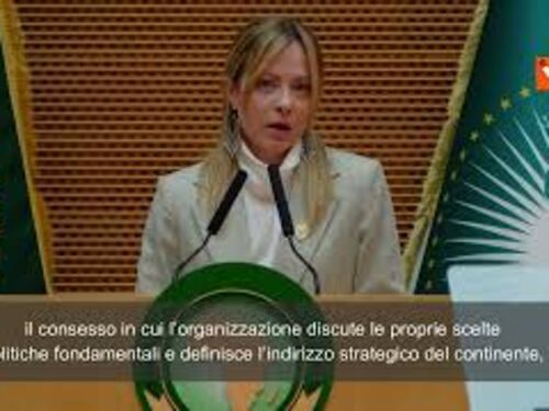 Meloni a Unione Africana: "Invito a vostra assemblea mostra fiducia che non deluderemo"