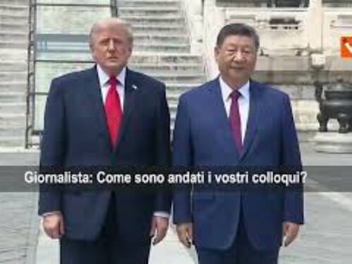 Trump a Pechino con Xi: La Cina e bellissima