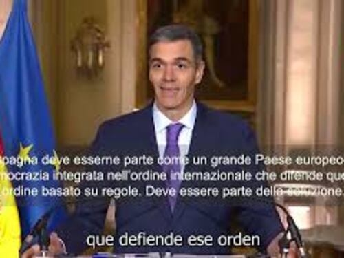 Sanchez: Spagna è parte della Coalizione dei Volenterosi per la sicurezza in Ucraina