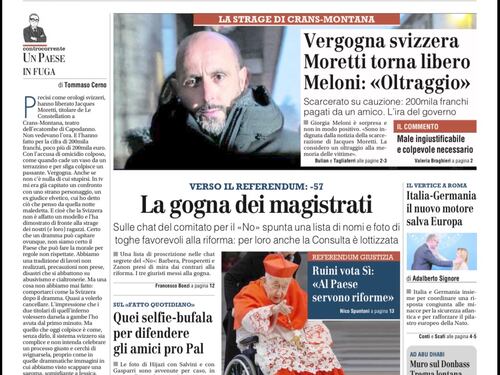 Crans-Montana, l’incontro Meloni-Merz e la gogna dei magistrati