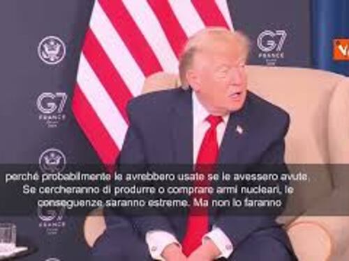 Trump: La cosa più importante dell'accordo è che l'Iran non avrà armi nucleari