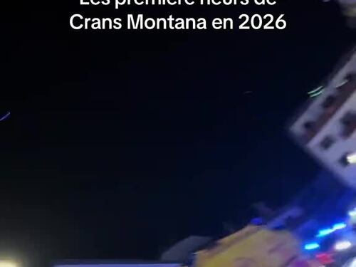 I momenti immediatamente successivi all'esplosione