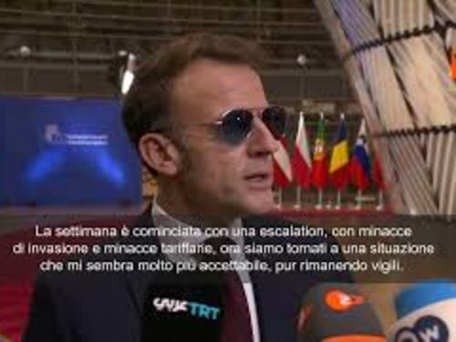 Macron: Stop escalation Trump grazie a nostra unità e risposta rapida