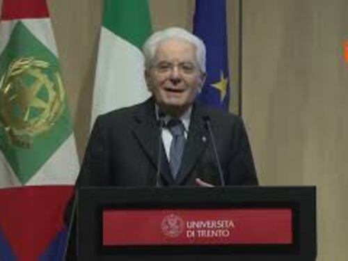 Mattarella inaugura anno accademico a Trento: "Di fronte a barbarie importante diffondere cultura"