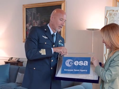 Meloni e Parmitano: l'incontro tra la premier e l'astronauta - VIDEO