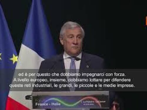 Tajani a Business Forum Italia-Francia: Senza industria non c'è crescita, dobbiamo lottare in Ue