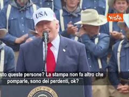 Trump: Democratici sono persone sgradevoli, il più grande nemico che l'America abbia