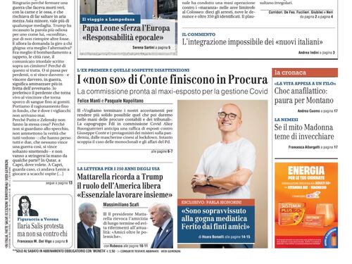 Emergenza sicurezza, il Papa a Lampedusa, in cantiere l’esposto contro Conte