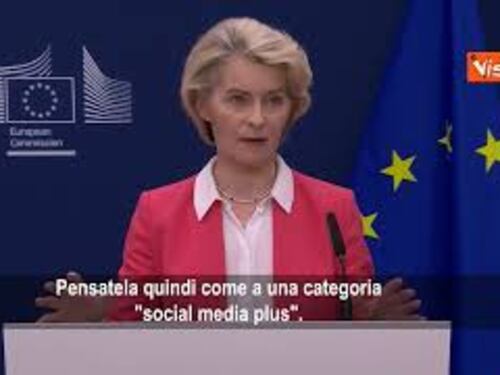 Von Der Leyen: Per proteggere l'infanzia serve un'età minima per l'accesso ai social
