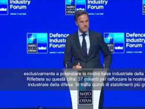 Rutte (Nato): 40 miliardi di investimenti per scudi anti-drone