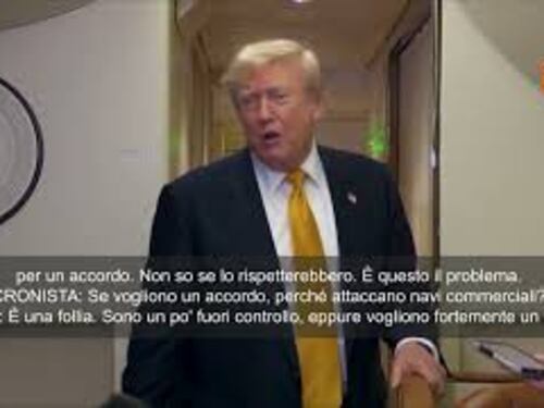 Trump: Mi hanno chiamato dall'Iran, vogliono fare un accordo disperatamente