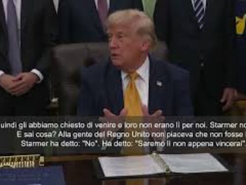 Trump su premier britannico dimissionario Keir Starmer: Non è di certo Winston Churchill