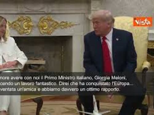 Trump nel 2025: Un onore avere alla Casa Bianca la premier italiana, è un'amica