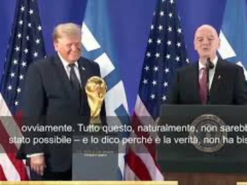 Infantino (Fifa): Grande successo dei Mondiali Usa grazie all'amministrazione Trump